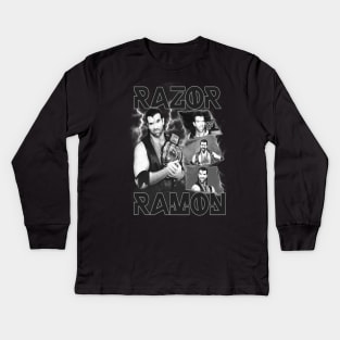 razor ramon vtg Kids Long Sleeve T-Shirt